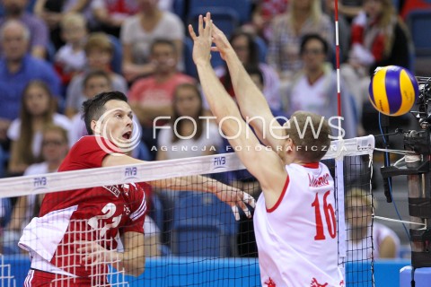  14.07.2016 KRAKOW <br />SIATKOWKA MEZCZYZN LIGA SWIATOWA 2016 TURNIEJ FINALOWY <br />FIVB VOLLEYBALL WORLD LEAGUE FINAL SIX 2016 <br />MECZ POLSKA - SERBIA ( Poland - Serbia ) <br />N/Z RAFAL BUSZEK <br /> 