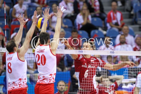  14.07.2016 KRAKOW <br />SIATKOWKA MEZCZYZN LIGA SWIATOWA 2016 TURNIEJ FINALOWY <br />FIVB VOLLEYBALL WORLD LEAGUE FINAL SIX 2016 <br />MECZ POLSKA - SERBIA ( Poland - Serbia ) <br />N/Z BARTOSZ KUREK <br /> 