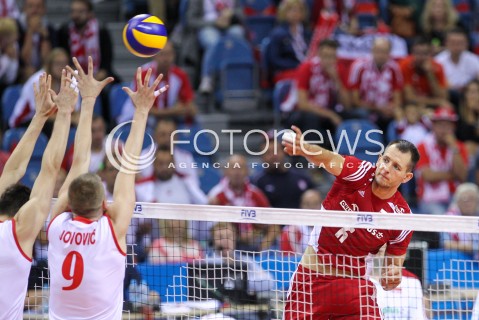  14.07.2016 KRAKOW <br />SIATKOWKA MEZCZYZN LIGA SWIATOWA 2016 TURNIEJ FINALOWY <br />FIVB VOLLEYBALL WORLD LEAGUE FINAL SIX 2016 <br />MECZ POLSKA - SERBIA ( Poland - Serbia ) <br />N/Z BARTOSZ KUREK <br /> 