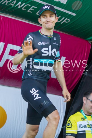  15.07.2016 RZESZOW <br />71. TOUR DE POLOGNE - ETAP IV <br />META W RZESZOWIE <br />N/Z MICHAL KWIATKOWSKI SYLWETKA RADOSC EMOCJE<br /> 