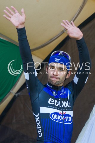  15.07.2016 RZESZOW <br />71. TOUR DE POLOGNE - ETAP IV <br />META W RZESZOWIE <br />N/Z FERNANDO GAVIRIA RADOSC EMOCJE SYLWETKA<br /> 