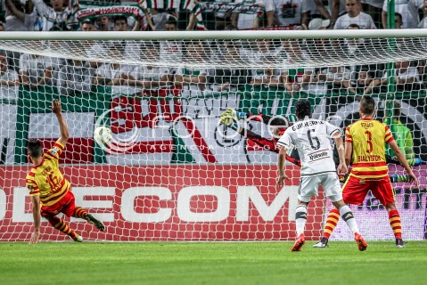 16.07.2016 WARSZAWA PILKA NOZNA <br />FOOTBALL EKSTRAKLASA STADION LEGII<br />MECZ LEGIA WARSZAWA - JAGIELLONIA BIALYSTOK<br />N/Z GOL BRAMKA DLA LEGII<br /> 