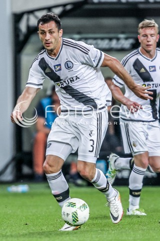  16.07.2016 WARSZAWA PILKA NOZNA <br />FOOTBALL EKSTRAKLASA STADION LEGII<br />MECZ LEGIA WARSZAWA - JAGIELLONIA BIALYSTOK<br />N/Z TOMASZ JODLOWIEC SYLWETKA <br /> 