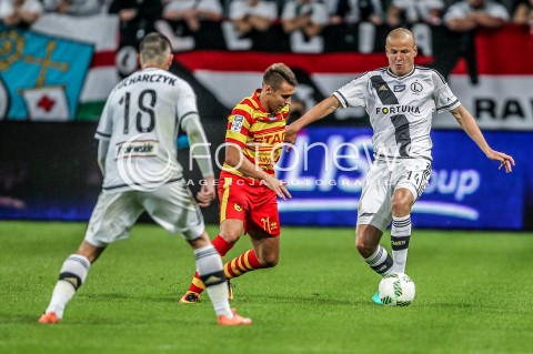  16.07.2016 WARSZAWA PILKA NOZNA <br />FOOTBALL EKSTRAKLASA STADION LEGII<br />MECZ LEGIA WARSZAWA - JAGIELLONIA BIALYSTOK<br />N/Z ADAM HLOUSEK PRZEMYSLAW FRANKOWSKI<br /> 