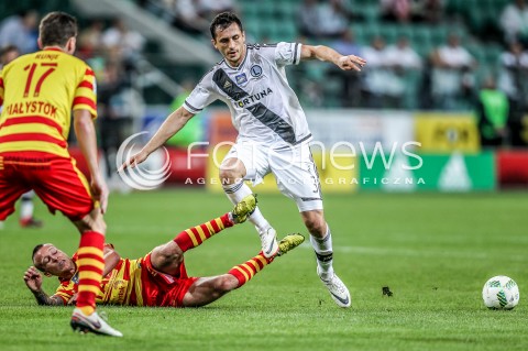  16.07.2016 WARSZAWA PILKA NOZNA <br />FOOTBALL EKSTRAKLASA STADION LEGII<br />MECZ LEGIA WARSZAWA - JAGIELLONIA BIALYSTOK<br />N/Z TOMASZ JODLOWIEC<br /> 