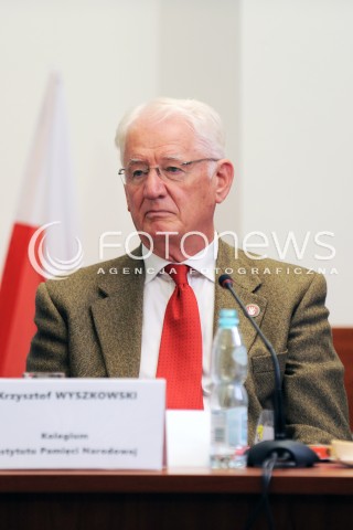  18.07.2016 WARSZAWA<br />PUBLICZNE PRZESLUCHANIE KANDYDATOW NA STANOWISKO PREZESA IPN <br />N/Z KRZYSZTOF WYSZKOWSKI<br /> 