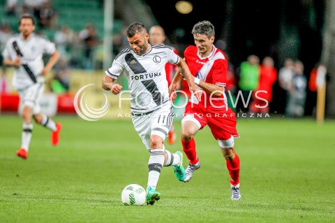  19.07.2016 WARSZAWA PILKA NOZNA <br />FOOTBALL EKSTRAKLASA STADION LEGII<br />MECZ LEGIA WARSZAWA - HSK ZRINJSKI MOSTAR<br />N/Z NEMANIA NIKOLIC<br /> 
