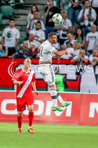  19.07.2016 WARSZAWA PILKA NOZNA <br />FOOTBALL EKSTRAKLASA STADION LEGII<br />MECZ LEGIA WARSZAWA - HSK ZRINJSKI MOSTAR<br />N/Z NEMANIA NIKOLIC<br /> 