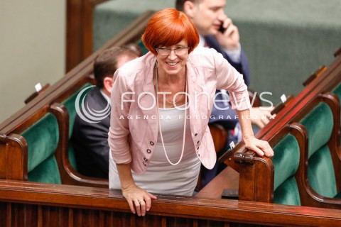  22.07.2016 WARSZAWA SEJM<br />POSIEDZENIE SEJMU RP<br />N/Z ELZBIETA RAFALSKA<br /> 