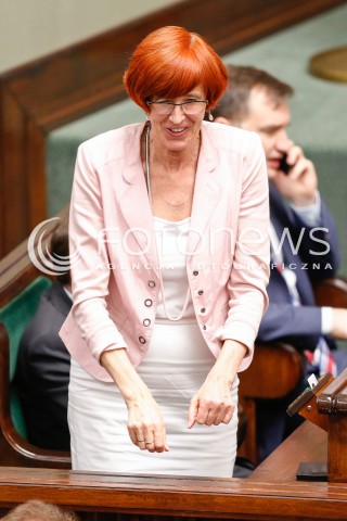 22.07.2016 WARSZAWA SEJM<br />POSIEDZENIE SEJMU RP<br />N/Z ELZBIETA RAFALSKA<br /> 