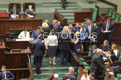  22.07.2016 WARSZAWA SEJM<br />POSIEDZENIE SEJMU RP<br />N/Z POSLOWIE <br /> 