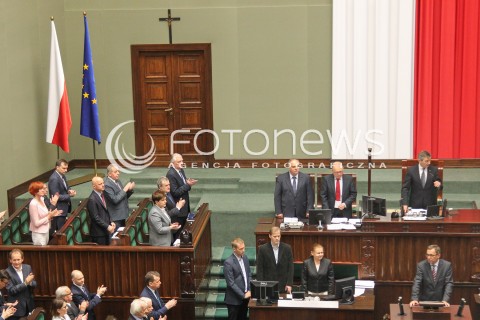  22.07.2016 WARSZAWA SEJM<br />POSIEDZENIE SEJMU RP<br />N/Z SLUBOWANIE PREMIER BEATA SZYDLO JAROSLAW GOWIN PIOTR GLINSKI ELZBIETA RAFALSKA PAWEL SZALAMACHA HENRYK KOWALCZYK MAREK KUCHCINSKI<br /> 
