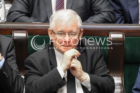  22.07.2016 WARSZAWA SEJM<br />POSIEDZENIE SEJMU RP<br />N/Z JAROSLAW KACZYNSKI<br /> 