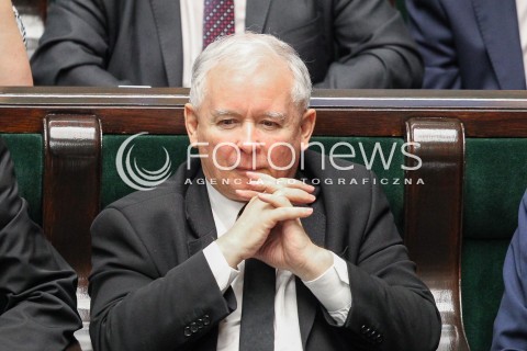  22.07.2016 WARSZAWA SEJM<br />POSIEDZENIE SEJMU RP<br />N/Z JAROSLAW KACZYNSKI<br /> 