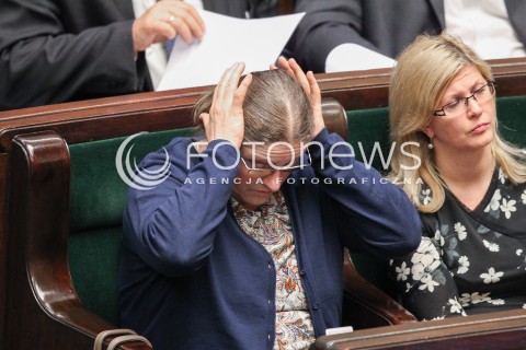  22.07.2016 WARSZAWA SEJM<br />POSIEDZENIE SEJMU RP<br />N/Z KRYSTYNA PAWLOWICZ MALGORZATA WASSERMANN<br /> 