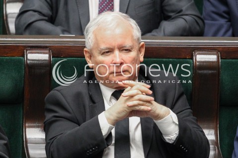  22.07.2016 WARSZAWA SEJM<br />POSIEDZENIE SEJMU RP<br />N/Z JAROSLAW KACZYNSKI<br /> 