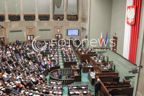  22.07.2016 WARSZAWA SEJM<br />POSIEDZENIE SEJMU RP<br />N/Z SALA OBRAD WIDOK VIEW PRZEMAWIA WLADYSLAW KOSINIAK - KAMYSZ<br /> 