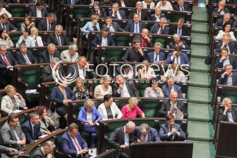  22.07.2016 WARSZAWA SEJM<br />POSIEDZENIE SEJMU RP<br />N/Z SALA OBRAD POSLOWIE WIDOK VIEW<br /> 