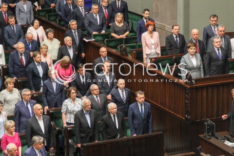  22.07.2016 WARSZAWA SEJM<br />POSIEDZENIE SEJMU RP<br />N/Z JAROSLAW KACZYNSKI RYSZARD TERLECKI MARIUSZ BLASZCZAK BEATA SZYDLO <br /> 