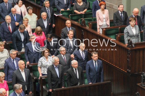  22.07.2016 WARSZAWA SEJM<br />POSIEDZENIE SEJMU RP<br />N/Z JAROSLAW KACZYNSKI RYSZARD TERLECKI MARIUSZ BLASZCZAK BEATA SZYDLO<br /> 