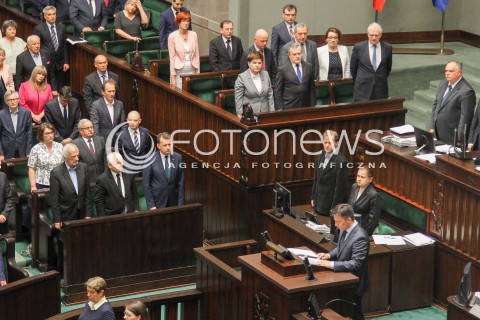  22.07.2016 WARSZAWA SEJM<br />POSIEDZENIE SEJMU RP<br />N/Z JAROSLAW KACZYNSKI RYSZARD TERLECKI MARIUSZ BLASZCZAK BEATA SZYDLO<br /> 