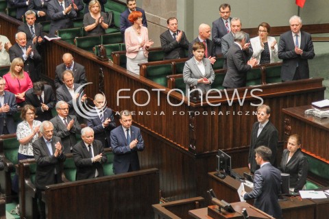  22.07.2016 WARSZAWA SEJM<br />POSIEDZENIE SEJMU RP<br />N/Z JAROSLAW KACZYNSKI RYSZARD TERLECKI MARIUSZ BLASZCZAK BEATA SZYDLO<br /> 