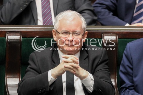  22.07.2016 WARSZAWA SEJM<br />POSIEDZENIE SEJMU RP<br />N/Z JAROSLAW KACZYNSKI<br /> 