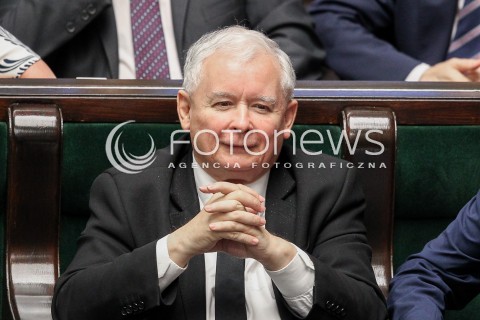  22.07.2016 WARSZAWA SEJM<br />POSIEDZENIE SEJMU RP<br />N/Z JAROSLAW KACZYNSKI<br /> 