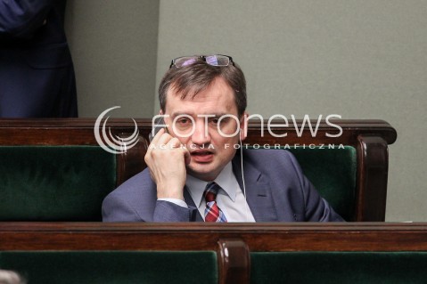  22.07.2016 WARSZAWA SEJM<br />POSIEDZENIE SEJMU RP<br />N/Z ZBIGNIEW ZIOBRO<br /> 