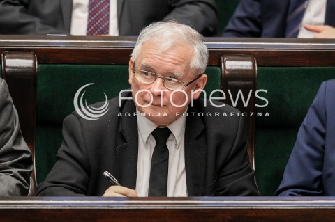  22.07.2016 WARSZAWA SEJM<br />POSIEDZENIE SEJMU RP<br />N/Z JAROSLAW KACZYNSKI<br /> 