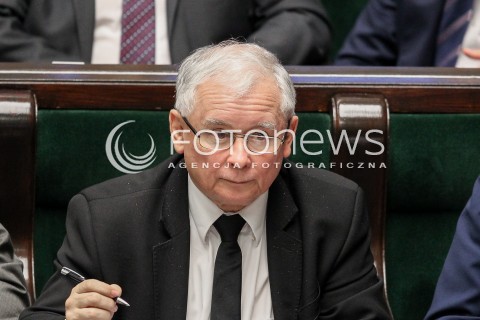  22.07.2016 WARSZAWA SEJM<br />POSIEDZENIE SEJMU RP<br />N/Z JAROSLAW KACZYNSKI<br /> 