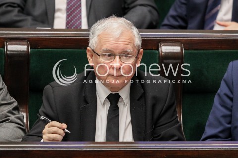  22.07.2016 WARSZAWA SEJM<br />POSIEDZENIE SEJMU RP<br />N/Z JAROSLAW KACZYNSKI<br /> 