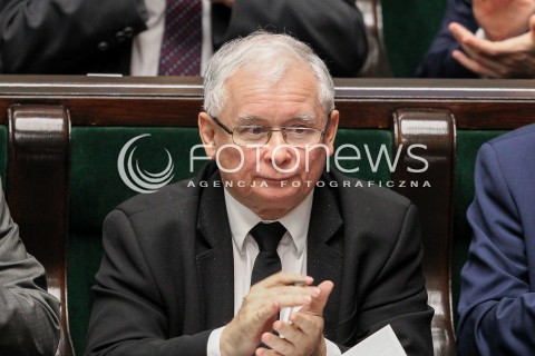  22.07.2016 WARSZAWA SEJM<br />POSIEDZENIE SEJMU RP<br />N/Z JAROSLAW KACZYNSKI<br /> 