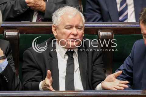  22.07.2016 WARSZAWA SEJM<br />POSIEDZENIE SEJMU RP<br />N/Z JAROSLAW KACZYNSKI<br /> 