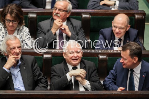  22.07.2016 WARSZAWA SEJM<br />POSIEDZENIE SEJMU RP<br />N/Z RYSZARD TERLECKI JAROSLAW KACZYNSKI MARIUSZ BLASZCZAK<br /> 