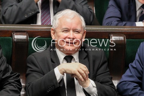  22.07.2016 WARSZAWA SEJM<br />POSIEDZENIE SEJMU RP<br />N/Z JAROSLAW KACZYNSKI<br /> 