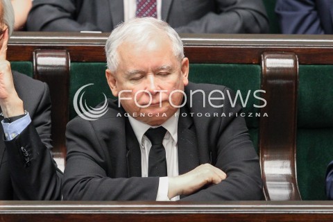  22.07.2016 WARSZAWA SEJM<br />POSIEDZENIE SEJMU RP<br />N/Z JAROSLAW KACZYNSKI <br /> 