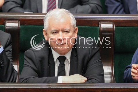  22.07.2016 WARSZAWA SEJM<br />POSIEDZENIE SEJMU RP<br />N/Z JAROSLAW KACZYNSKI <br /> 