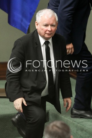  22.07.2016 WARSZAWA SEJM<br />POSIEDZENIE SEJMU RP<br />N/Z JAROSLAW KACZYNSKI<br /> 