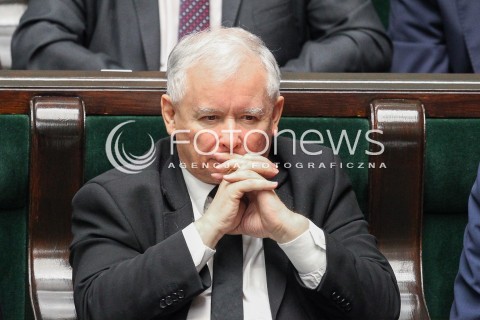  22.07.2016 WARSZAWA SEJM<br />POSIEDZENIE SEJMU RP<br />N/Z JAROSLAW KACZYNSKI <br /> 