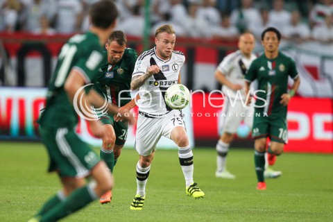  23.07.2016 WARSZAWA PILKA NOZNA <br />FOOTBALL EKSTRAKLASA STADION LEGII<br />MECZ LEGIA WARSZAWA - SLASK WROCLAW<br />N/Z THIBAULT MOULIN<br /> 