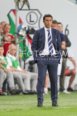  23.07.2016 WARSZAWA PILKA NOZNA <br />FOOTBALL EKSTRAKLASA STADION LEGII<br />MECZ LEGIA WARSZAWA - SLASK WROCLAW<br />N/Z TRENER LEGII BESNIK HASI<br /> 