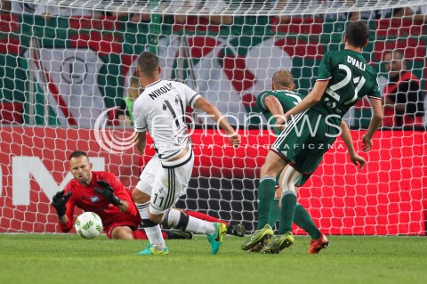  23.07.2016 WARSZAWA PILKA NOZNA <br />FOOTBALL EKSTRAKLASA STADION LEGII<br />MECZ LEGIA WARSZAWA - SLASK WROCLAW<br />N/Z ATAK NA BRAMKE SLASK WROCLAW<br /> 