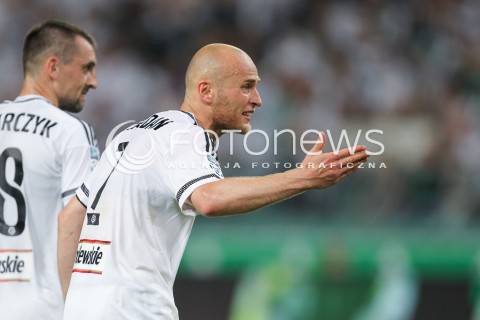  23.07.2016 WARSZAWA PILKA NOZNA <br />FOOTBALL EKSTRAKLASA STADION LEGII<br />MECZ LEGIA WARSZAWA - SLASK WROCLAW<br />N/Z MICHAL PAZDAN<br /> 
