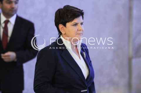  28.07.2016 WARSZAWA<br />
WIZYTA PREMIER WIELKIEJ BRYTANII<br />
N/Z PREMIER RP BEATA SZYDLO<br />
 
