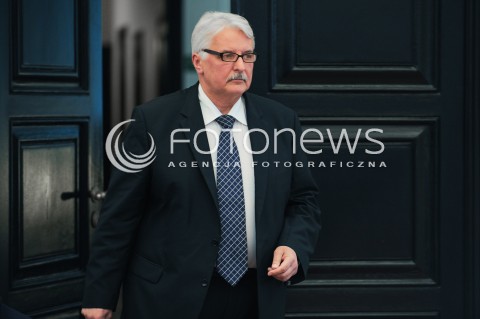  28.07.2016 WARSZAWA<br />WIZYTA PREMIER WIELKIEJ BRYTANII<br />N/Z MINISTER SPRAW ZAGRANICZNYCH WITOLD WASZCZYKOWSKI<br /> 