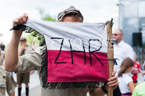  01.08.2016 WARSZAWA DZIELNICA URSYNOW<br />UROCZYSTOSCI GODZINY W<br />N/Z ZWIAZEK HARCERSTWA POLSKIEGO ZHP<br /> 