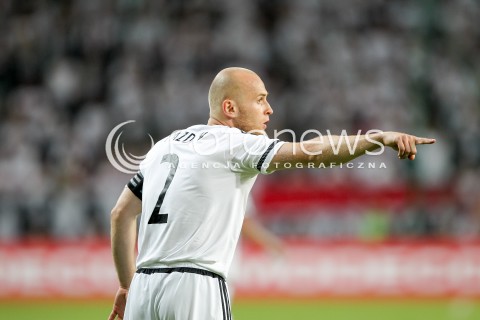  03.08.2016 WARSZAWA PILKA NOZNA STADION LEGII<br />FOOTBALL III RUNDA ELIMINACJI UEFA CHAMPIONS LEAGUE<br />MECZ LEGIA WARSZAWA - AS TRENCIN<br />N/Z MICHAL PAZDAN<br /> 