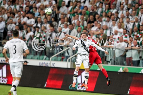  03.08.2016 WARSZAWA PILKA NOZNA STADION LEGII<br />FOOTBALL III RUNDA ELIMINACJI UEFA CHAMPIONS LEAGUE<br />MECZ LEGIA WARSZAWA - AS TRENCIN<br />N/Z MICHAL KUCHARCZYK<br /> 