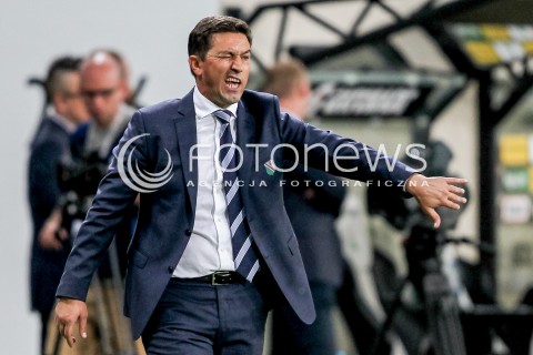  03.08.2016 WARSZAWA PILKA NOZNA STADION LEGII<br />FOOTBALL III RUNDA ELIMINACJI UEFA CHAMPIONS LEAGUE<br />MECZ LEGIA WARSZAWA - AS TRENCZYN<br />N/Z BESNIK HASI TRENER SYLWETKA<br /> 